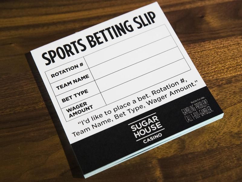 Sports betting slips