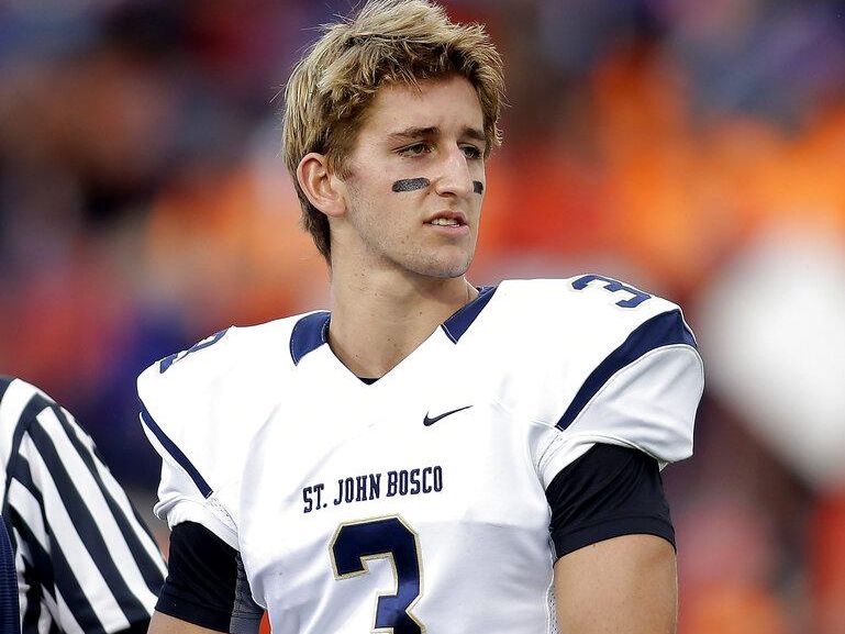 St. John Bosco High School quarterback Josh Rosen