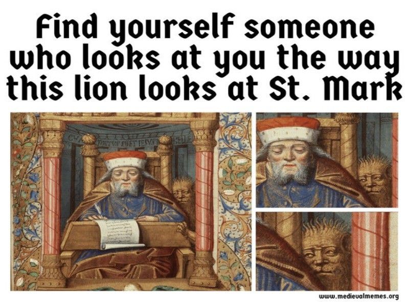 St. Mark painting meme