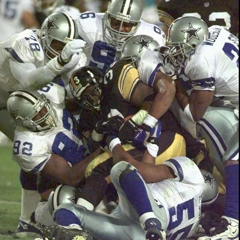 Steelers and Cowboys in Super Bowl XXX