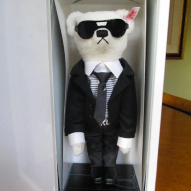 Steiff Karl Lagerfeld Teddy Bear in box