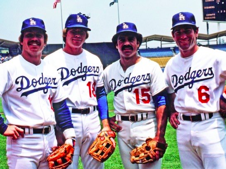 Steve Garvey posing with others