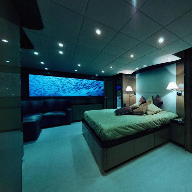 Submarine hotel room