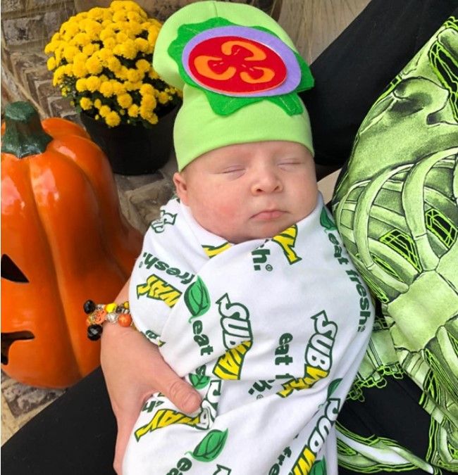 Subway sandwich baby costume