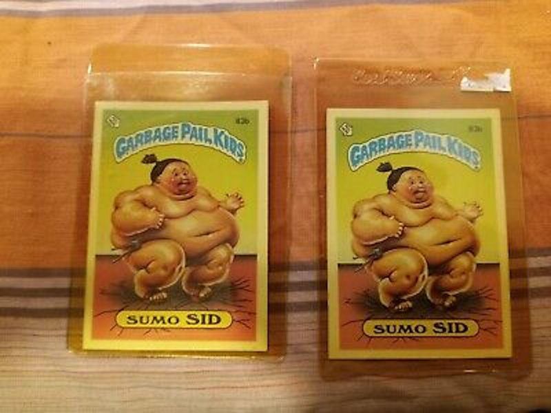 Sumo Sid Garbage Pail Kids card