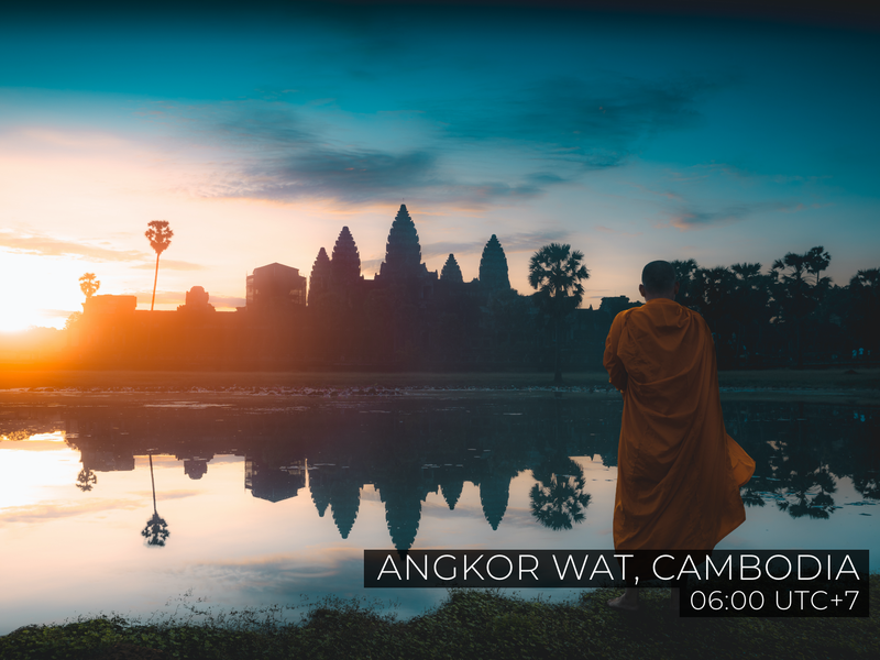 Sunrise in Angkor Wat
