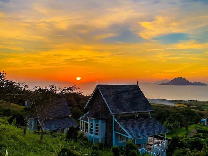 Sunset over St. Kitts