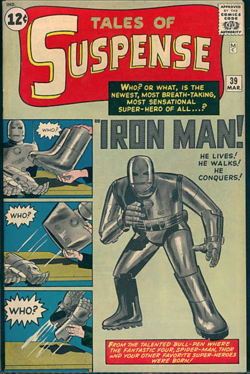 Tales of Suspense No. 39, first appearance of Iron Man