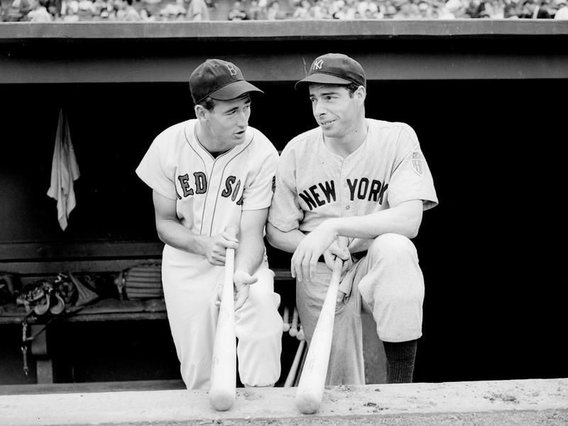 Ted Williams and Joe DiMaggio