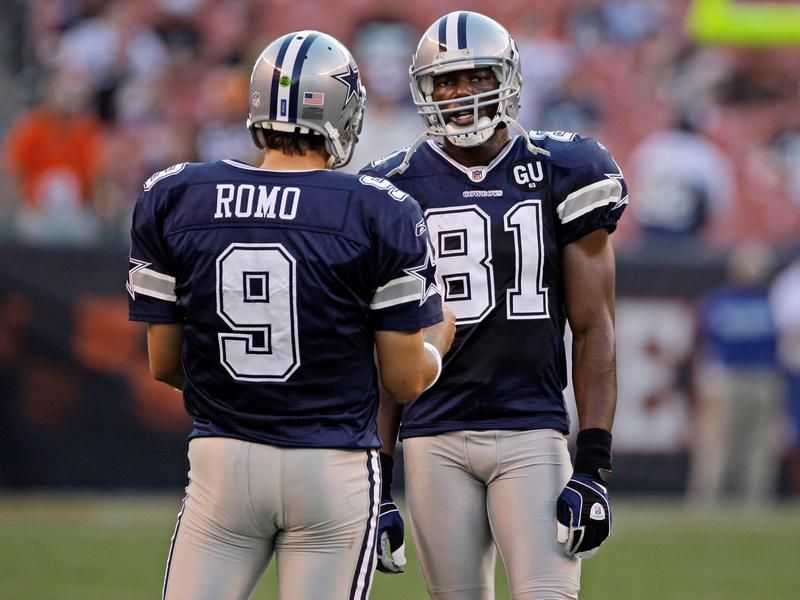 Terrell Owens and Tony Romo