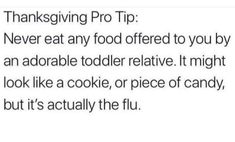 Thanksgiving rule meme
