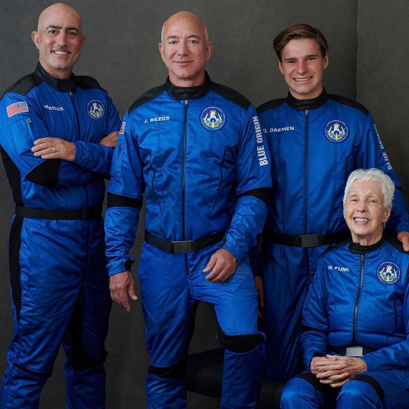 The first Blue Origin crew