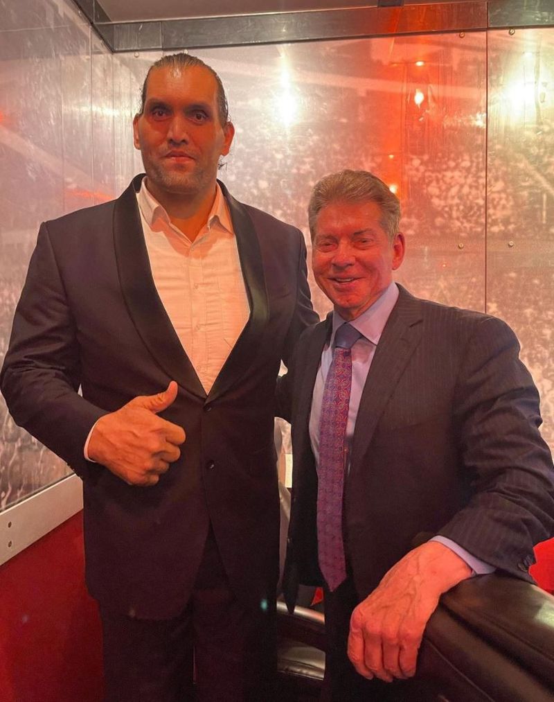 The Great Khali and Vince McMahon