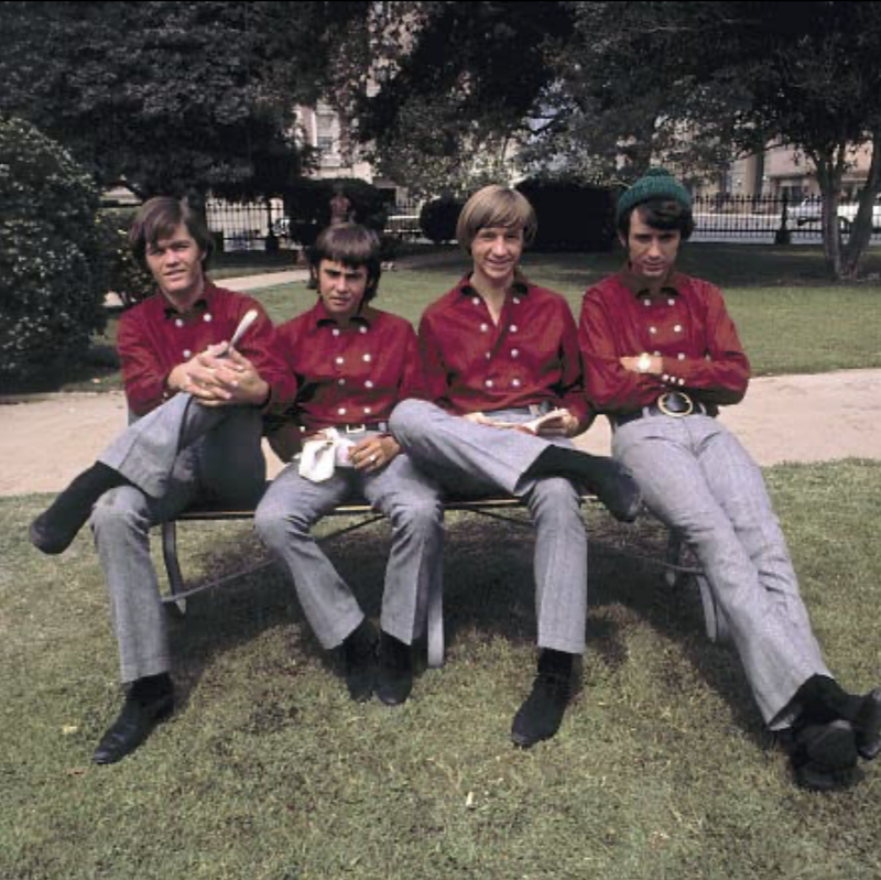 The Monkees in a park