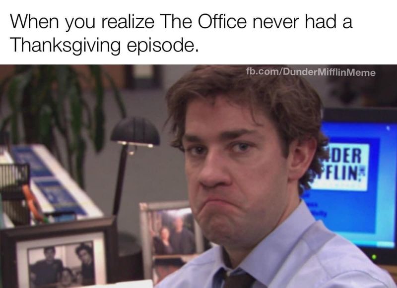 The Office Thanksgiving meme