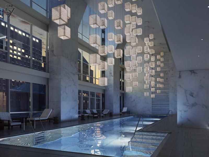 The One57 swimming pool