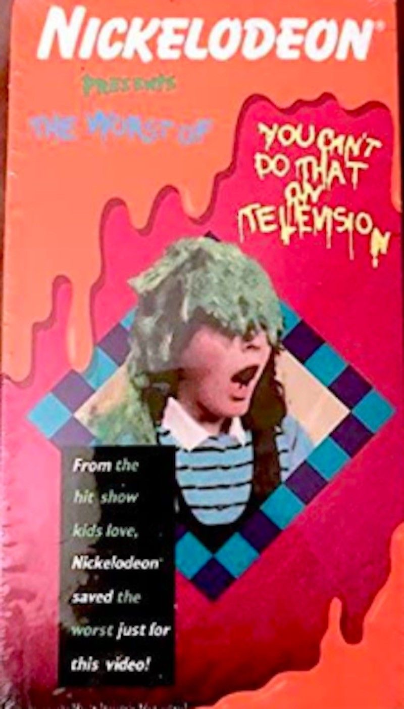 The Worst of 'You Can’t Do That On Television' VHS tape