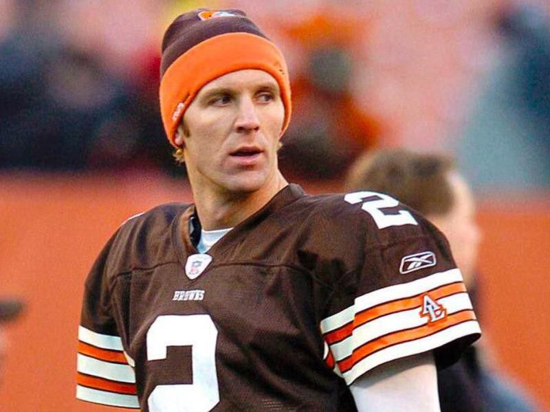 Tim Couch looking away