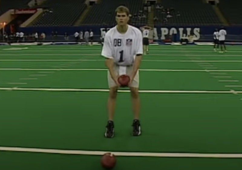 Tom Brady at 2000 NFL combine