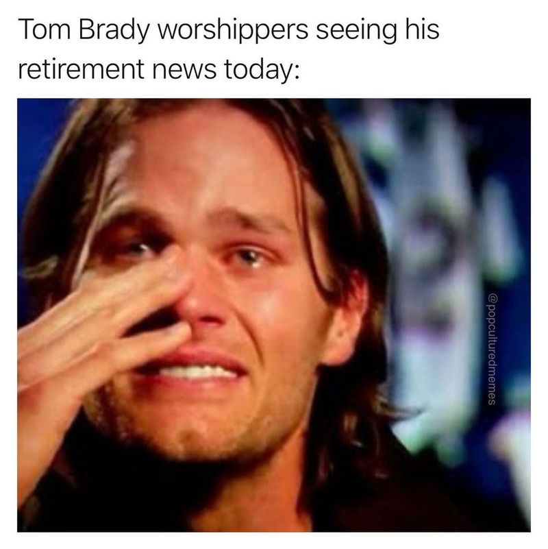 Tom Brady crying meme