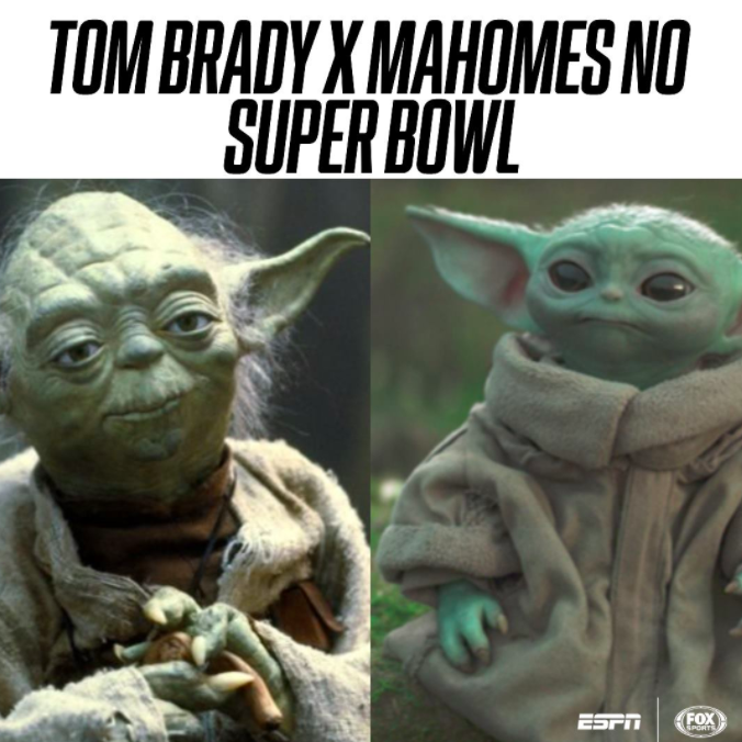 Tom Brady, Mahomes meme