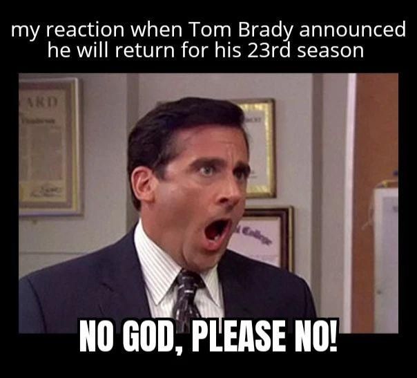 Tom Brady, Michael Scott meme
