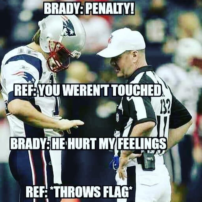 Tom Brady, referee