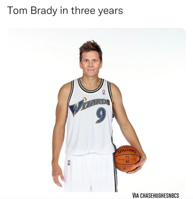 Tom Brady, Washington Wizards basketball player meme