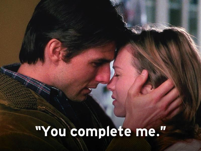 Tom Cruise and Renée Zellweger in Jerry Maguire (1996)