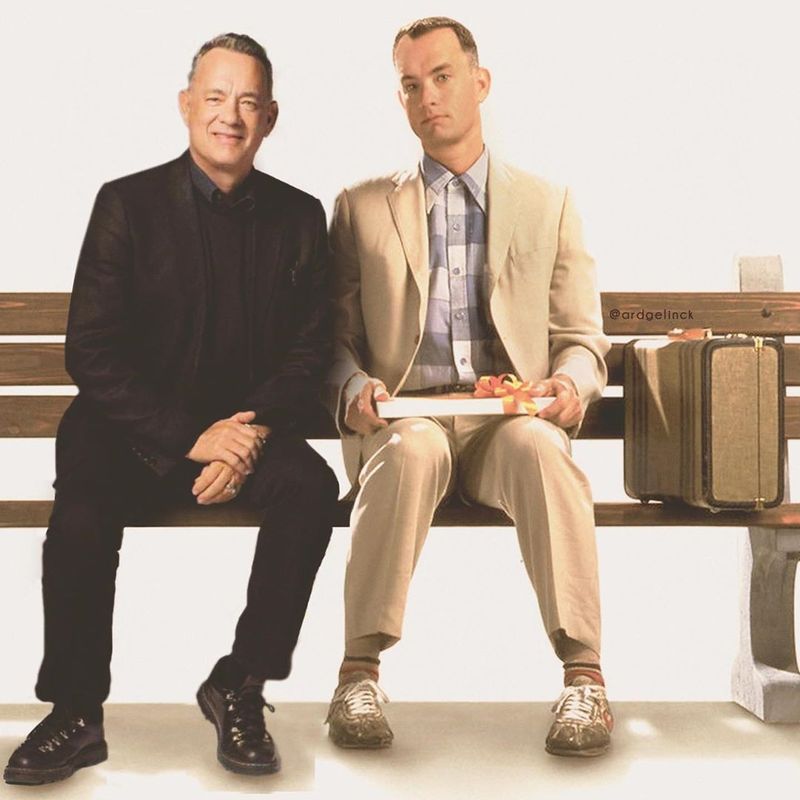 Tom Hanks and Forrest Gump