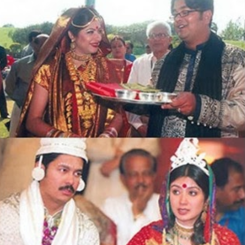 Top: Seemanto Roy and Chandini, Bottom: Sushanto Roy and Richa