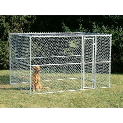 Tractor Supply dog kennel: K9 Kennel Steel Chain Link Portable Kennel