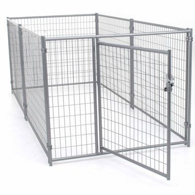 Tractor Supply dog kennel: Lucky Dog Modular Welded Wire Kennel Kit