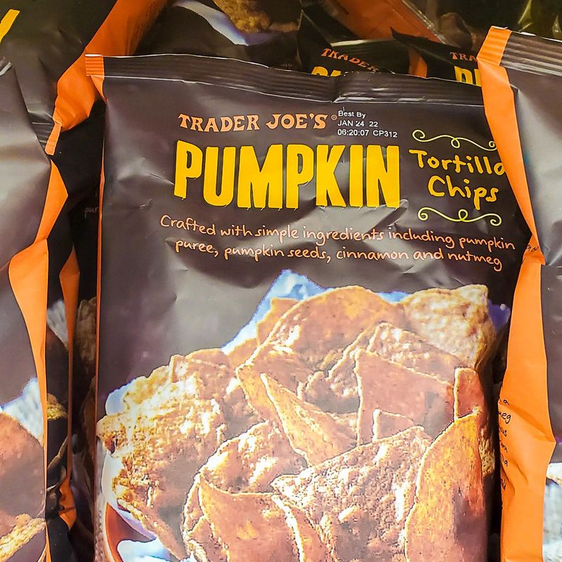 Trader Joe's Pumpkin Tortilla Chips