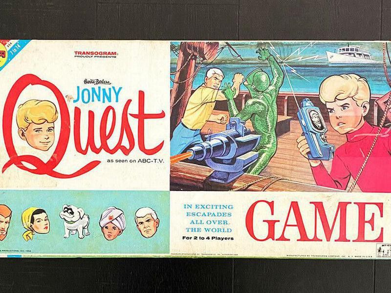 Transogram Jonny Quest Board Game cover