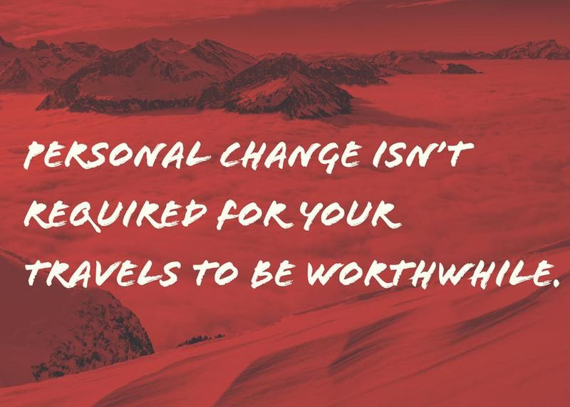 Travel Personal Change Not Required