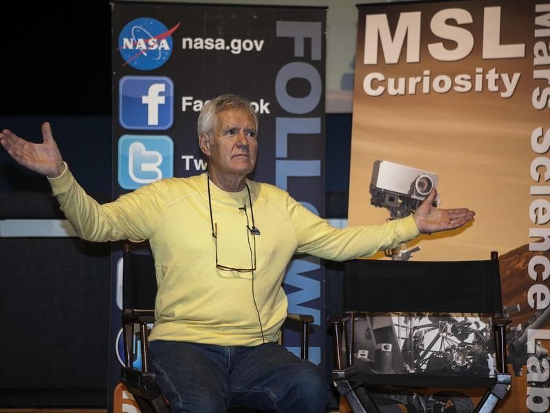 Trebek at a NASA social media event in 2012