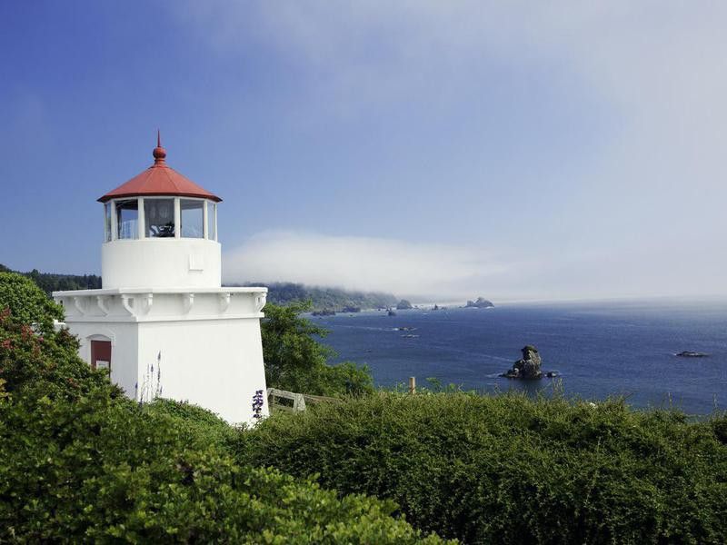 Trinidad lighthouse in California