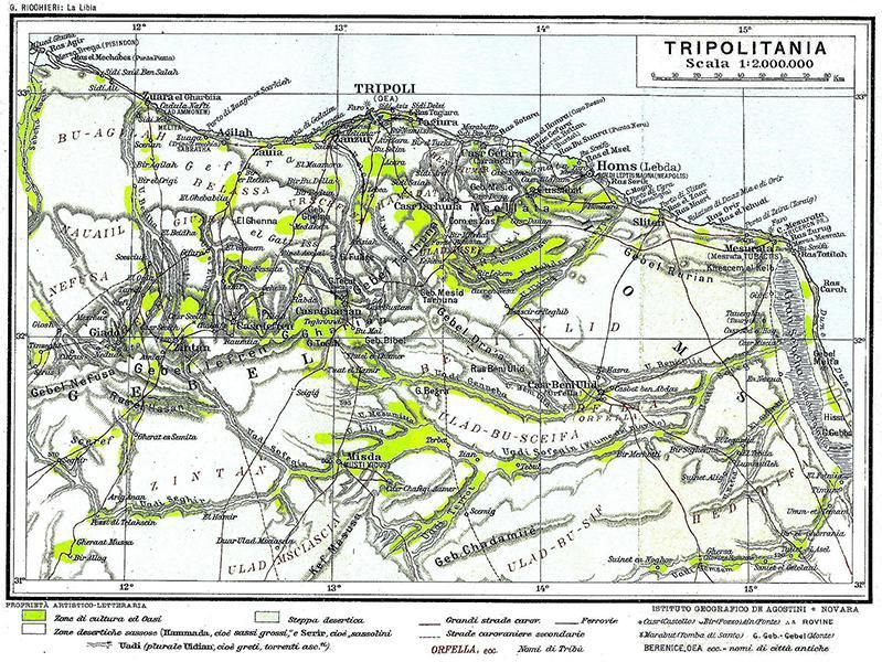 Tripolitania map