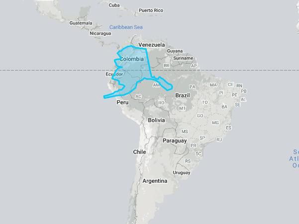 True size of Alaska compared to South America