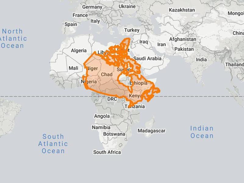 True size of Canada compared to Africa