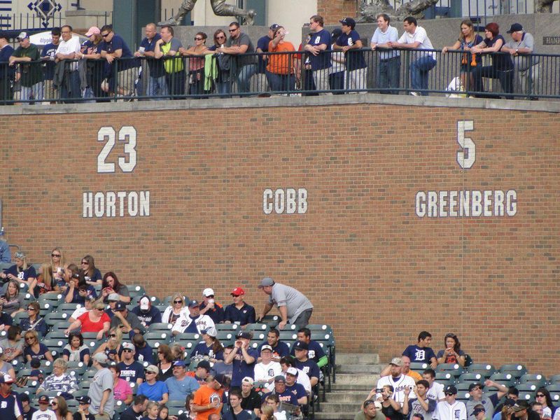 Ty Cobb honored at Comerica Park