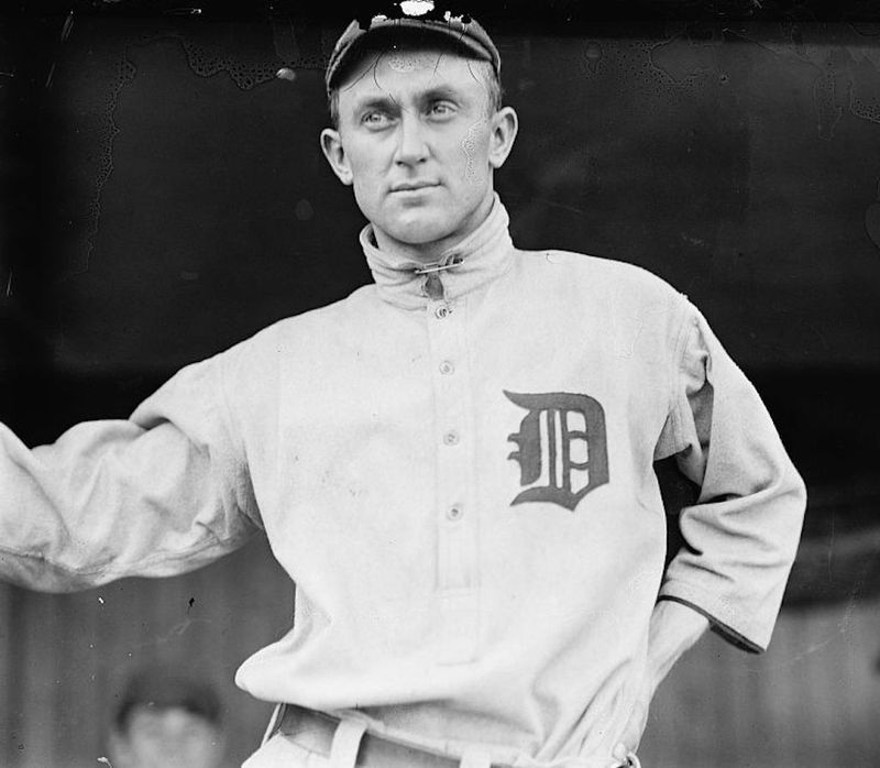 Ty Cobb with the Detroit Tigers in 1913