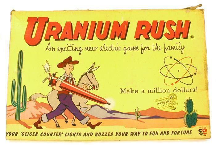 Uranium Rush, mining for uranium board game