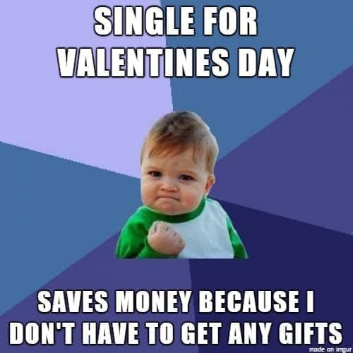 Valentine success kid meme