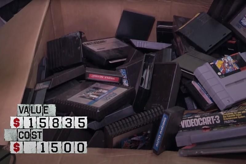 Video games are often among the biggest scores on Storage Wars