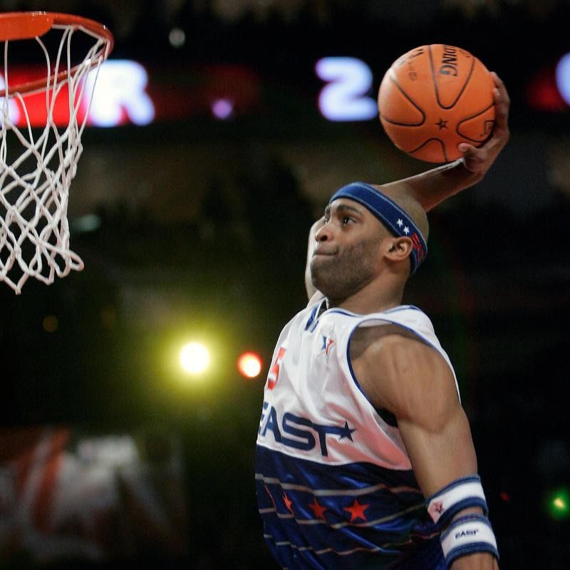Vince Carter shoots during NBA All-Star Game