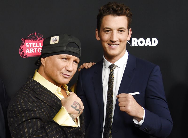 Vinny Pazienza and Miles Teller