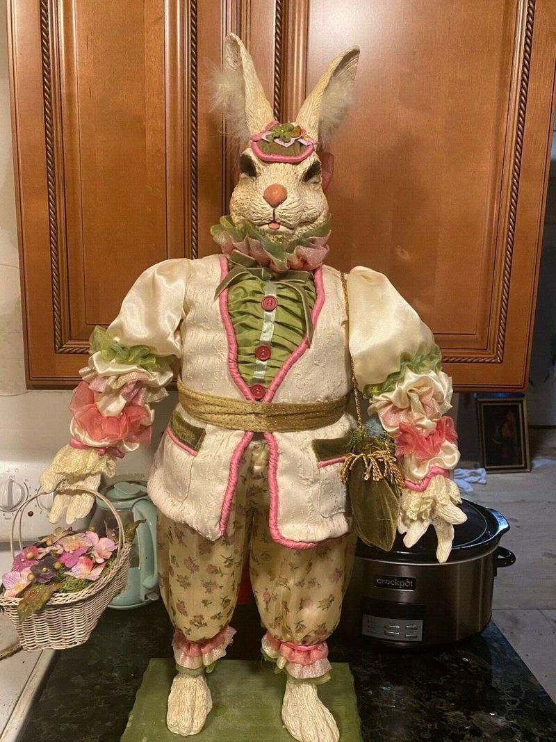 Vintage 36-Inch Easter Rabbit Decoration