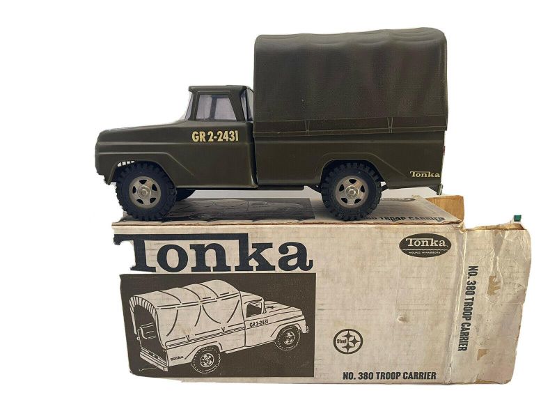 Vintage Tonka Toys No. 380 Troop Carrier